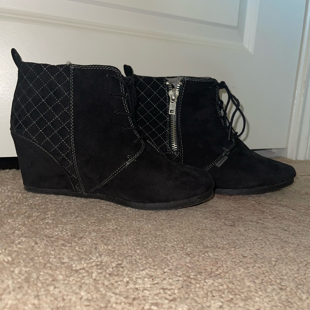 Bongo Wedge Ankle Boots